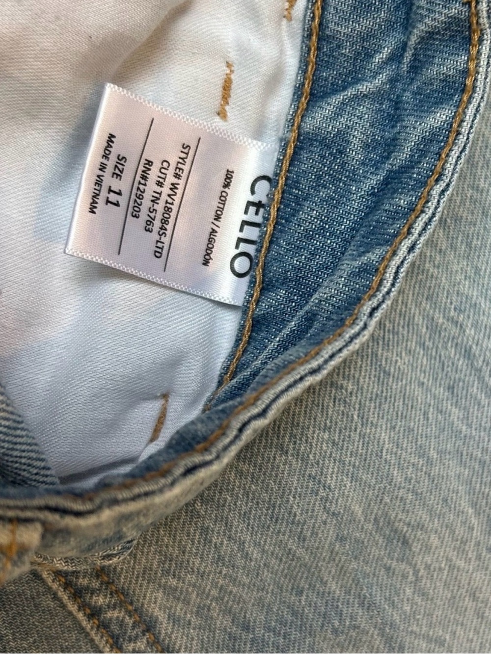 Cello Light Blue Distressed Straight-Leg Jeans - Picture 7 of 8
